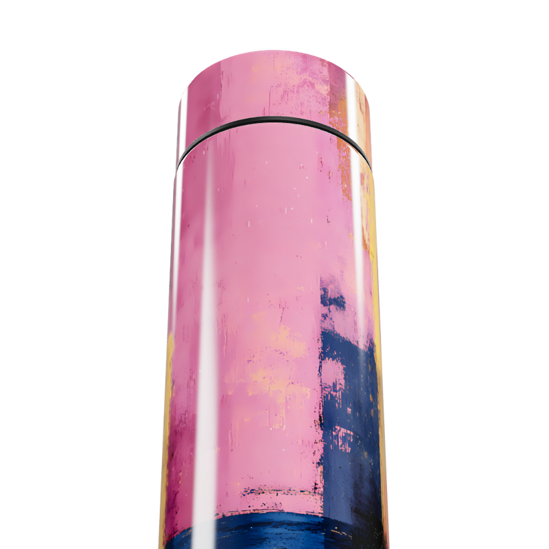 Garrafa Térmica Touch - Rosa Pintura Abstrata