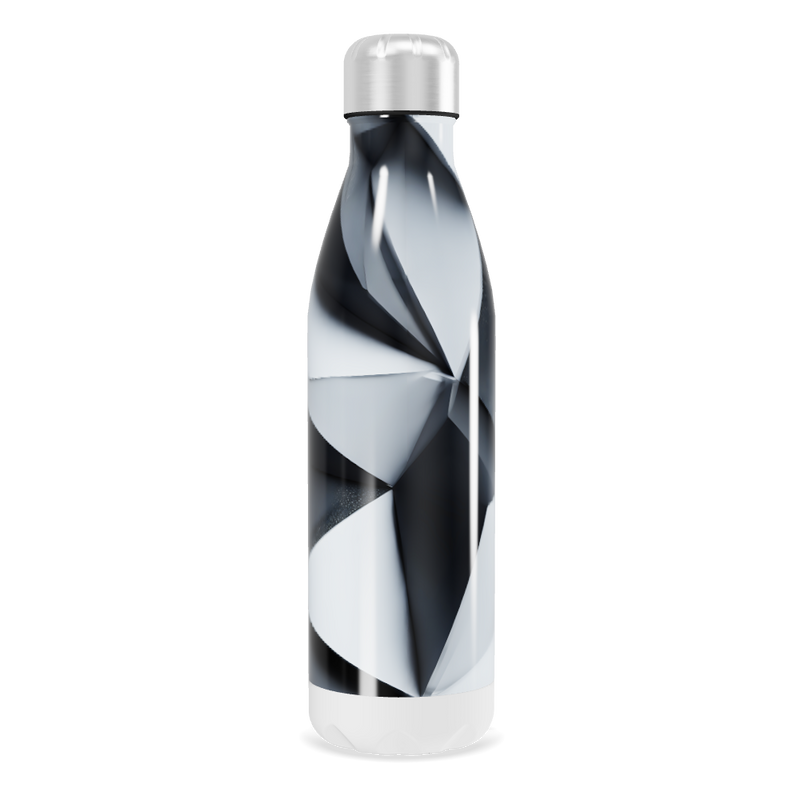 Garrafa Inox Preto Brilhante