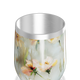 Copo Térmico Slim - Floral Aquarela Inox