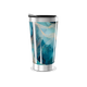 Copo Térmico - Azul Abstrato Aço Inox