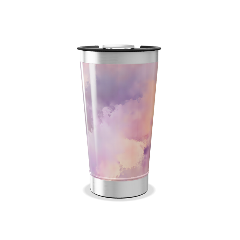 Copo Térmico - Estampa Nuvens Pastel