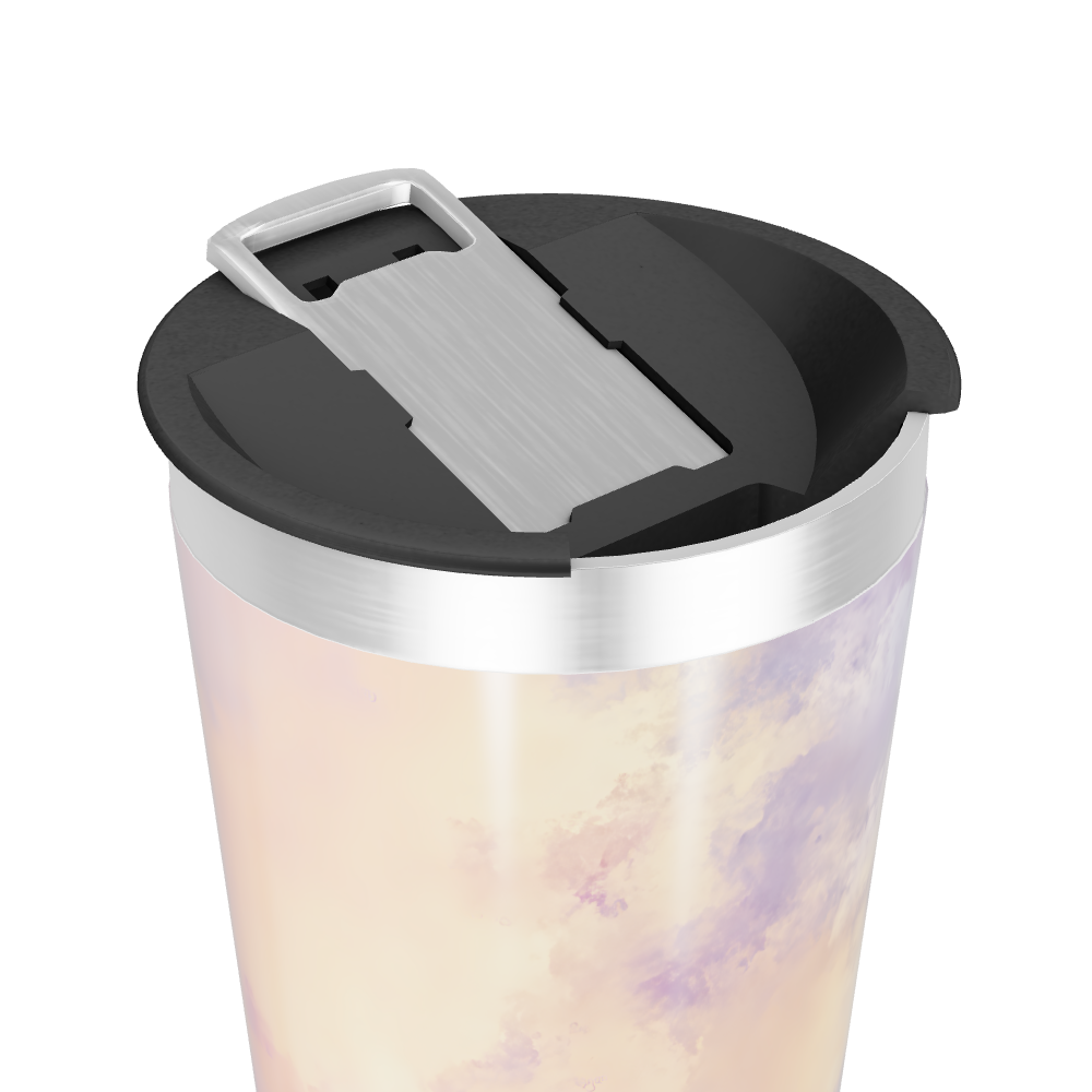 Copo Térmico - Estampa Nuvens Pastel