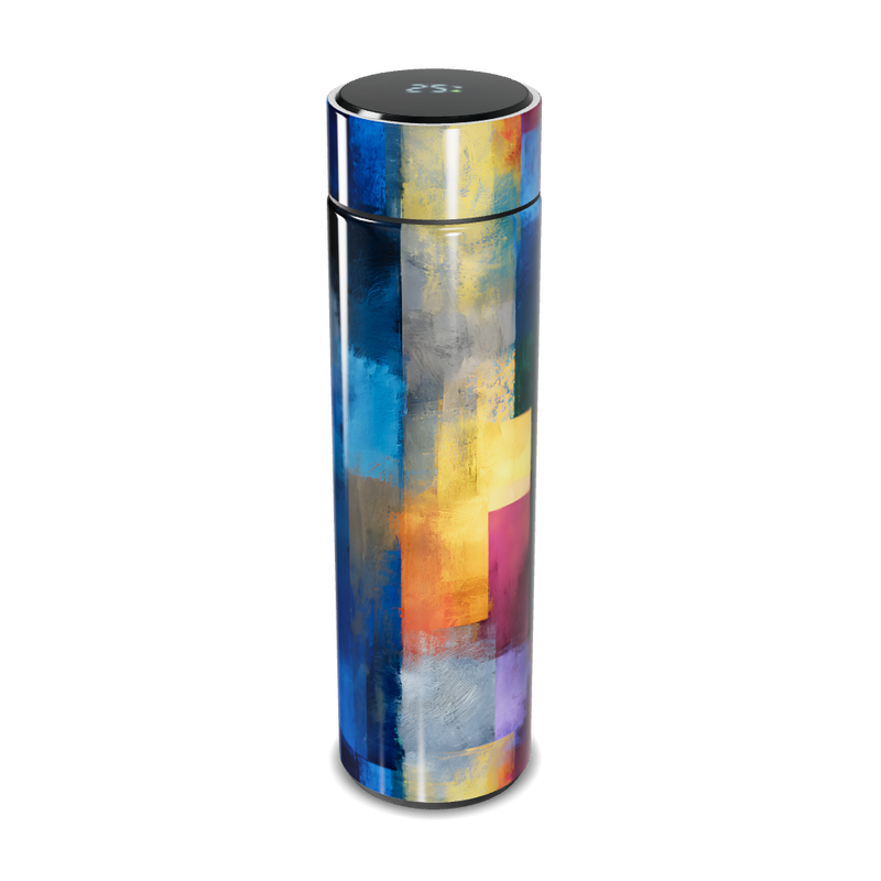 Garrafa Térmica Touch Estampa Colorida Inox