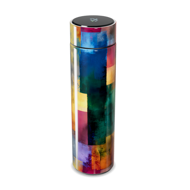 Garrafa Térmica Touch Estampa Colorida Inox