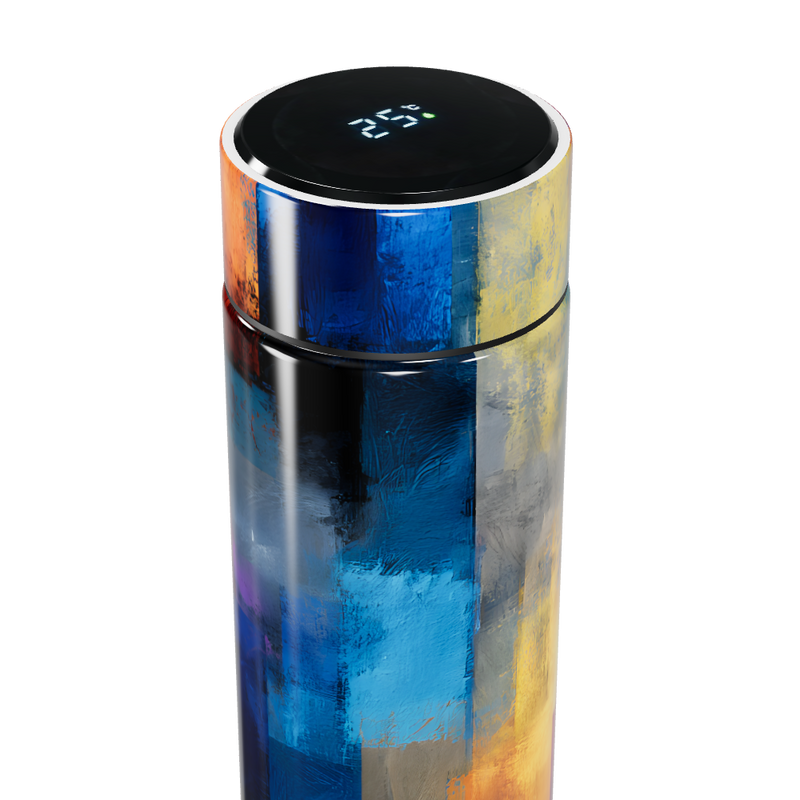 Garrafa Térmica Touch Estampa Colorida Inox