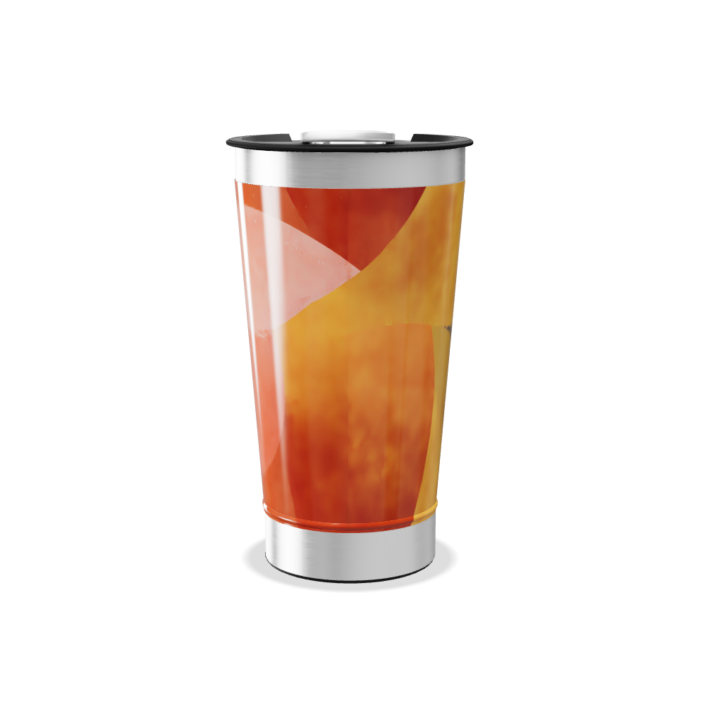 Copo Térmico - Design abstrato colorido