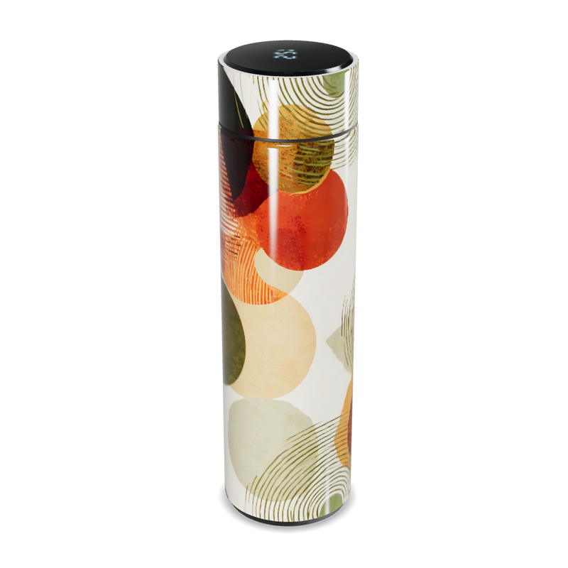 Garrafa Térmica Touch - Estampa Geométrica Colorida