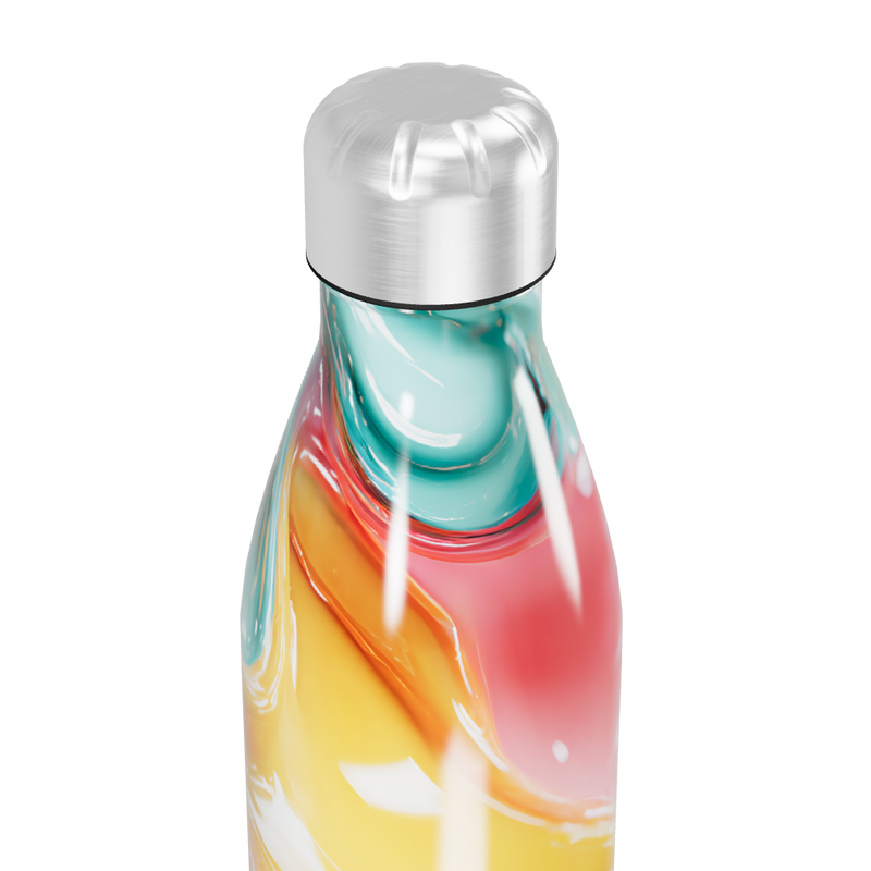 Garrafa Inox - Estampa Colorida Moderna