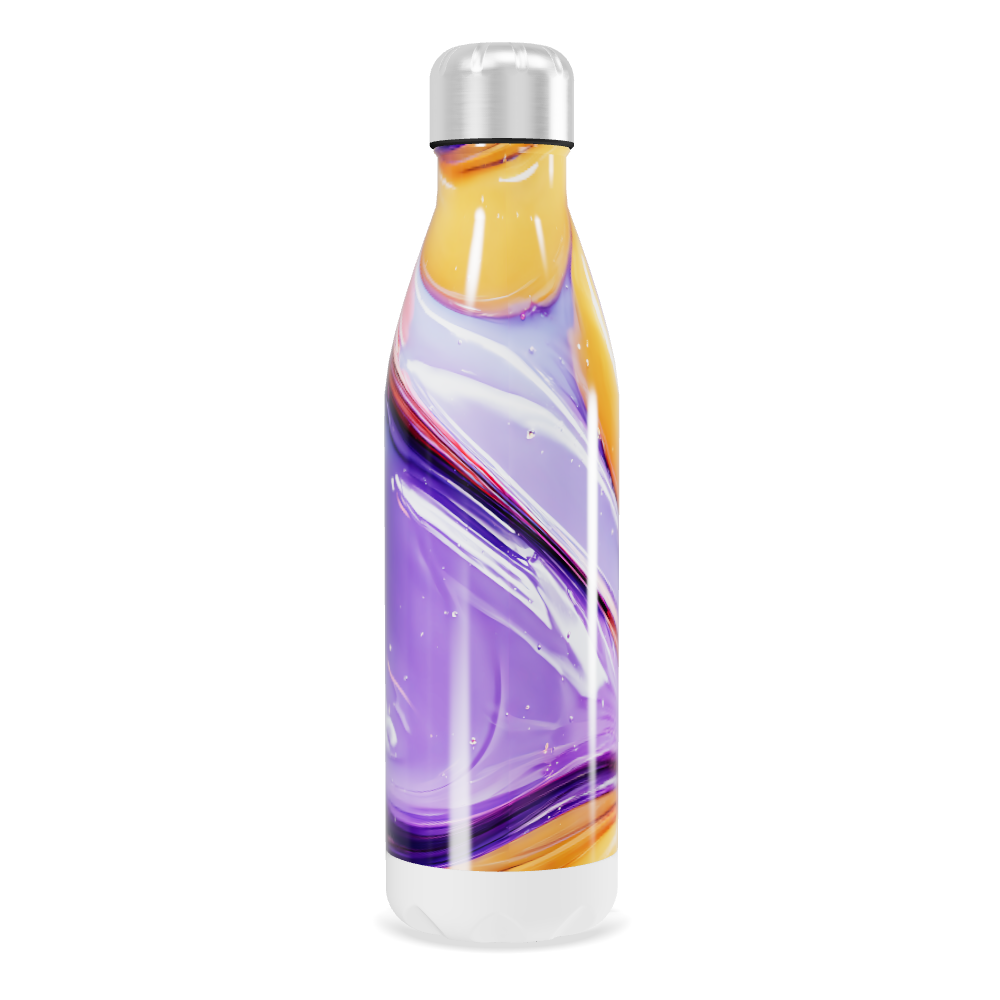 Garrafa Inox - Estampa Colorida Abstrata