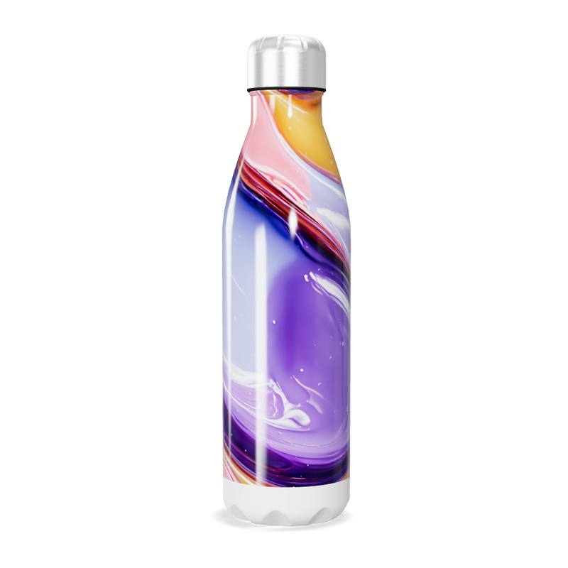 Garrafa Inox - Estampa Colorida Abstrata