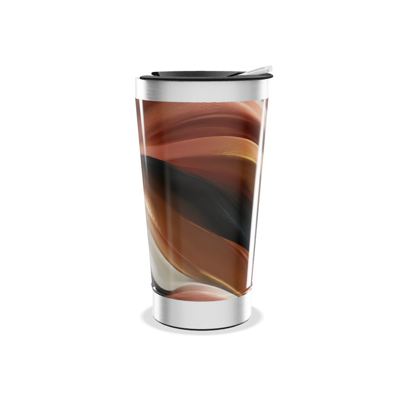 Copo Térmico - Abstrato Multicolorido Inox