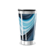Copo Térmico - Azul Marmorizado Aço Inox