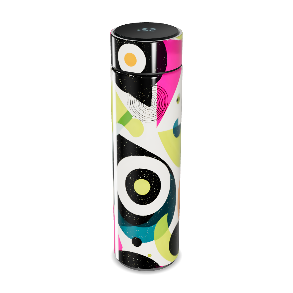 Garrafa Térmica Touch - Estampa Colorida Moderna