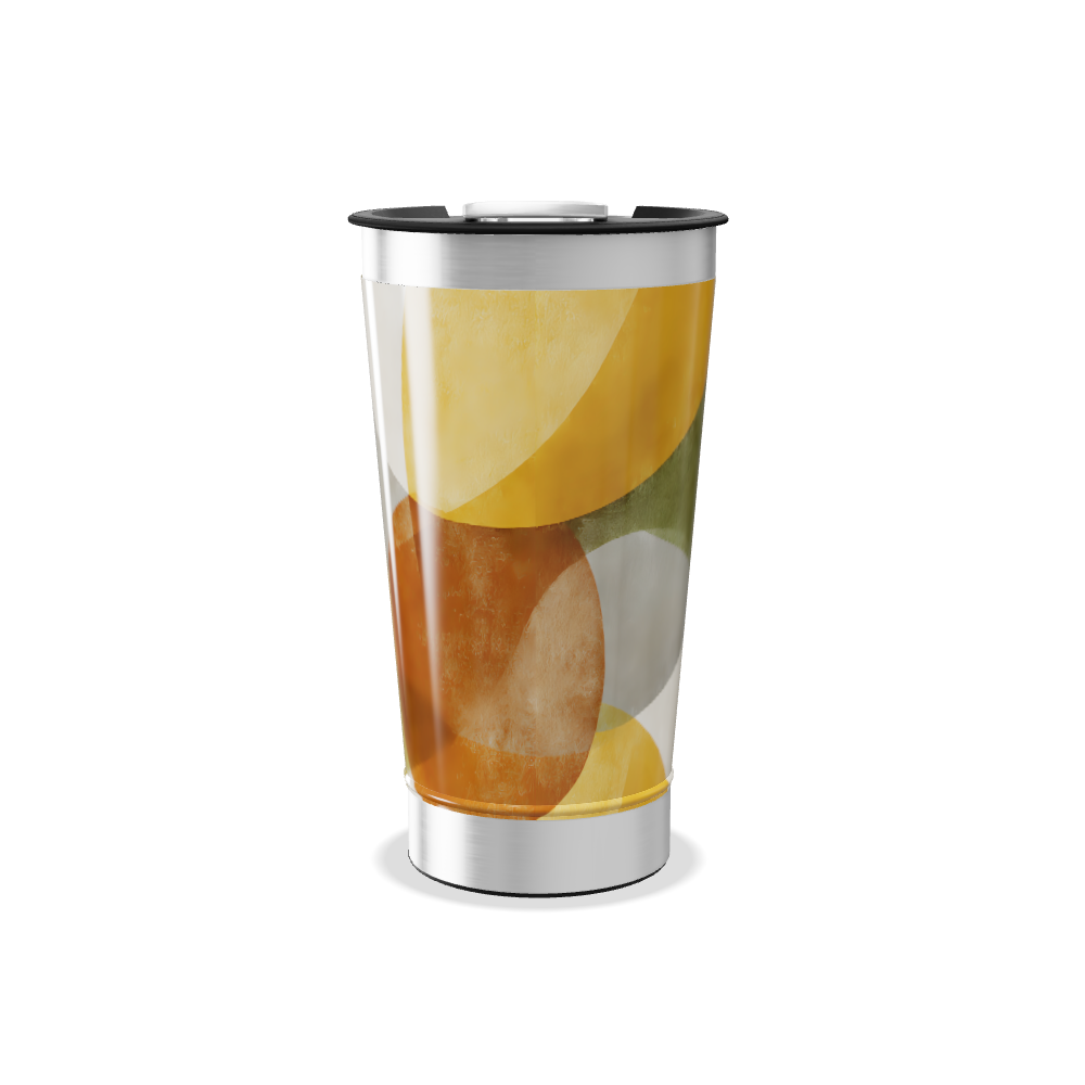 Copo Térmico - Estampa Abstrata Colorida