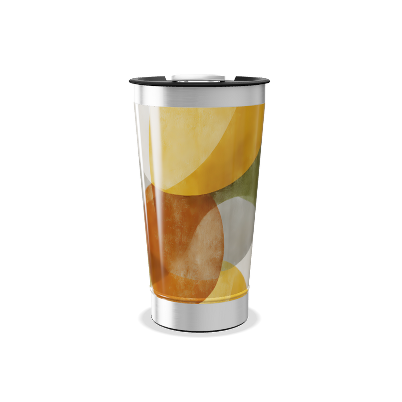 Copo Térmico - Estampa Abstrata Colorida