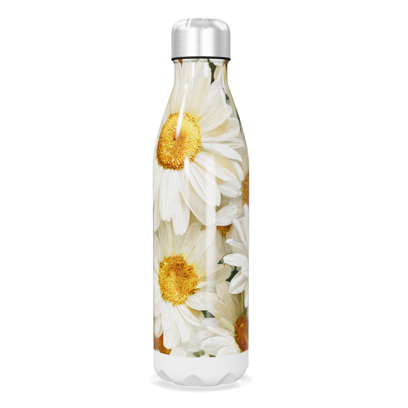 Garrafa Inox - Flores Margaridas