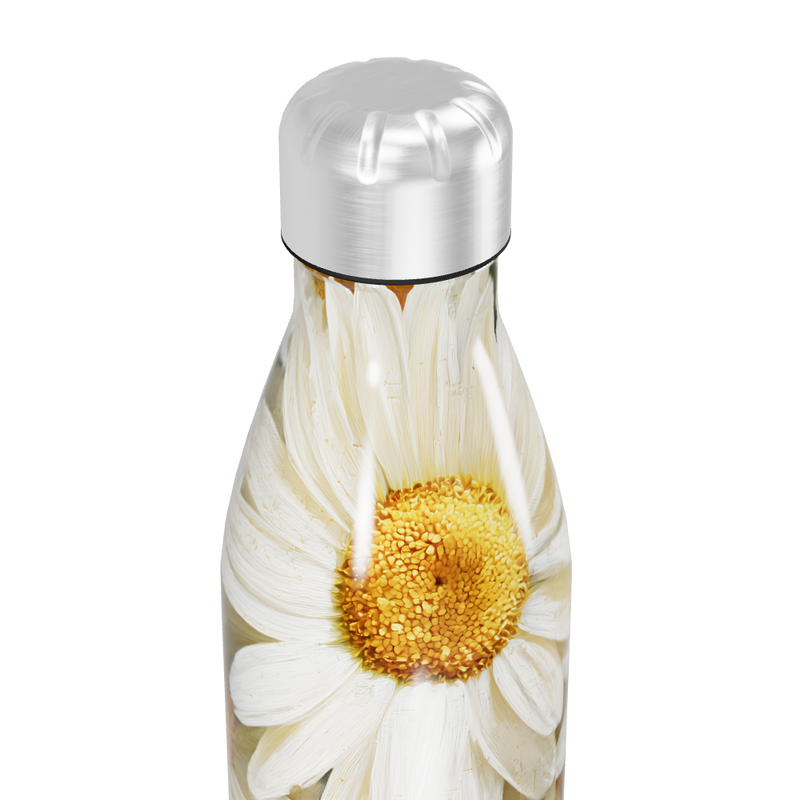Garrafa Inox - Flores Margaridas
