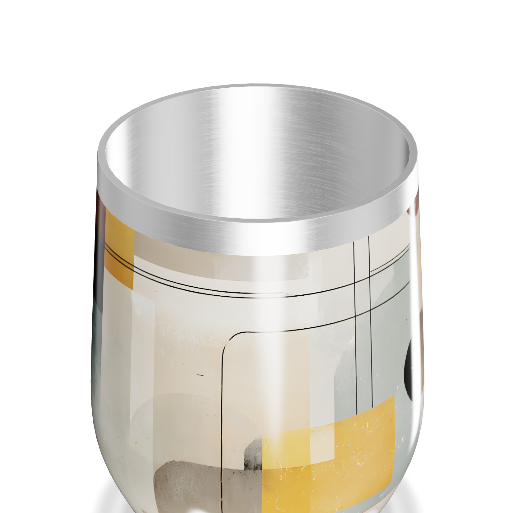 Copo Térmico Slim - Geométrico Colorido