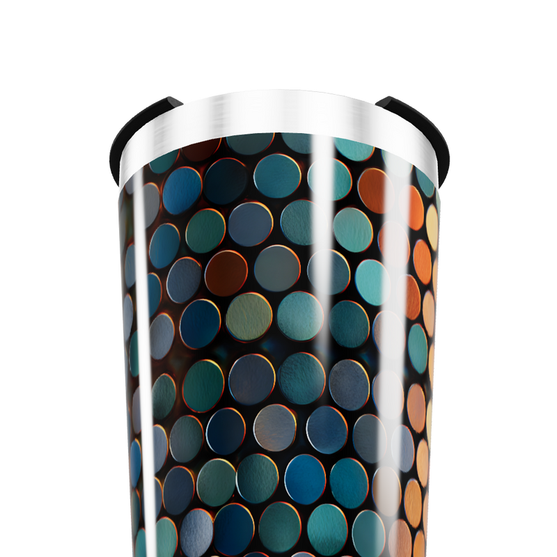 Copo Térmico - Estampa Colorida Circular