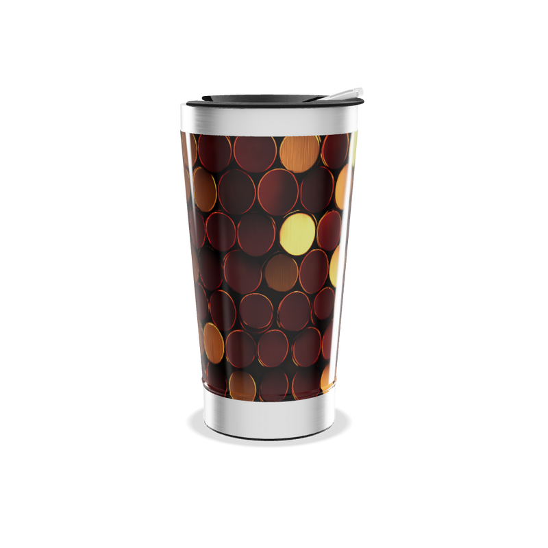 Copo Térmico - Estampa Colorida Circular