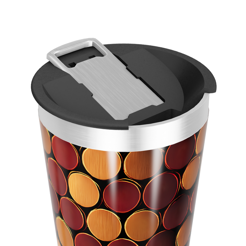 Copo Térmico - Estampa Colorida Circular