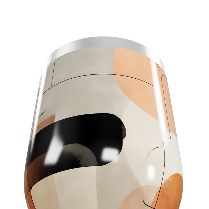 Copo Térmico Slim - Abstrato Colorido Inox