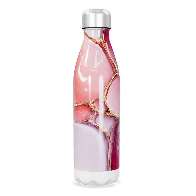 Garrafa Inox - Rosa Abstrata 750ml