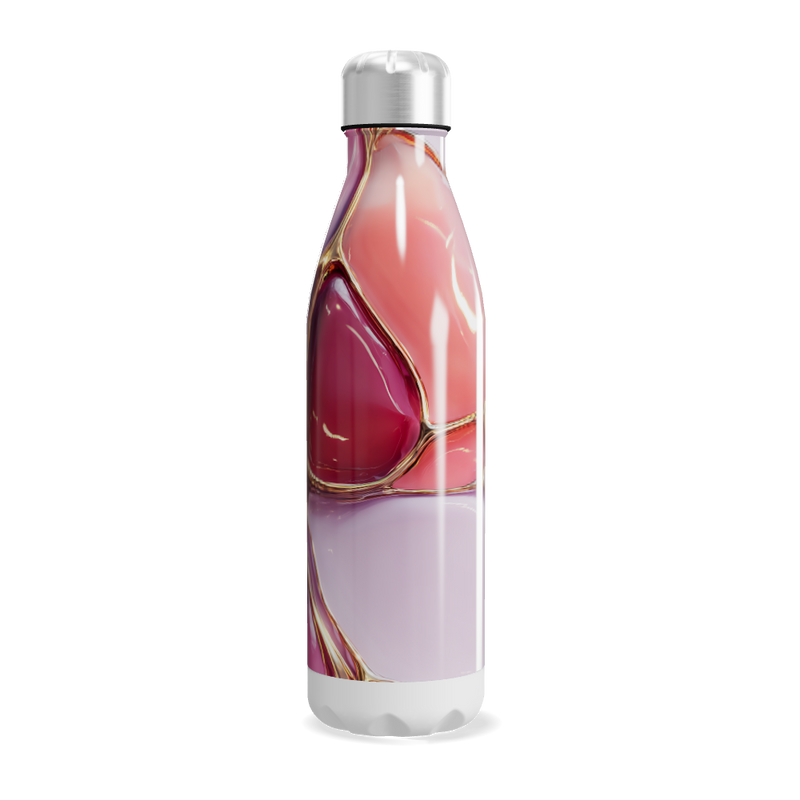Garrafa Inox - Rosa Abstrata 750ml
