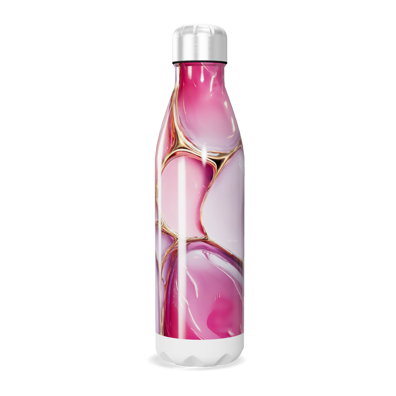 Garrafa Inox - Rosa Abstrata 750ml