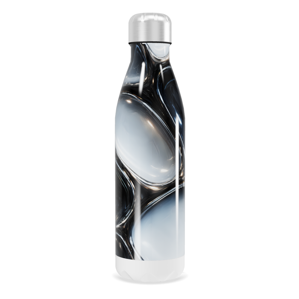 Garrafa Inox - Design Preto Moderno