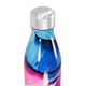 Garrafa Inox - Azul Rosa Abstrata