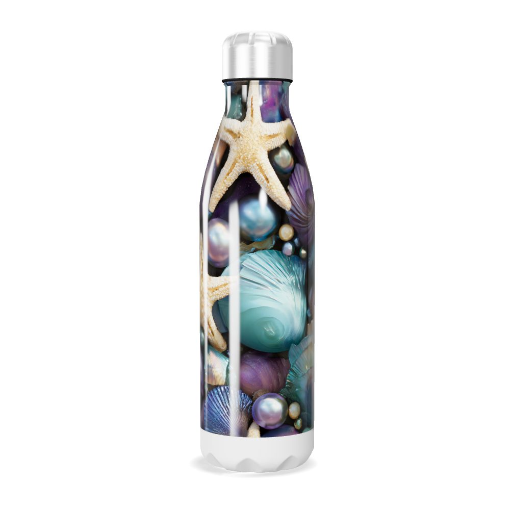 Garrafa Inox - Estampa Marinha Colorida