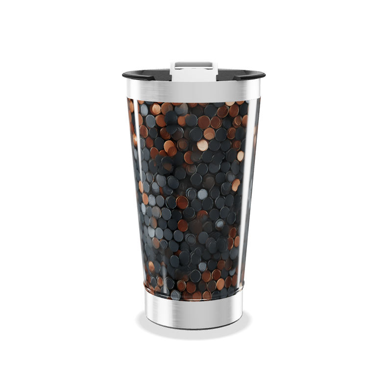Copo Térmico - Estampa Pontos Coloridos