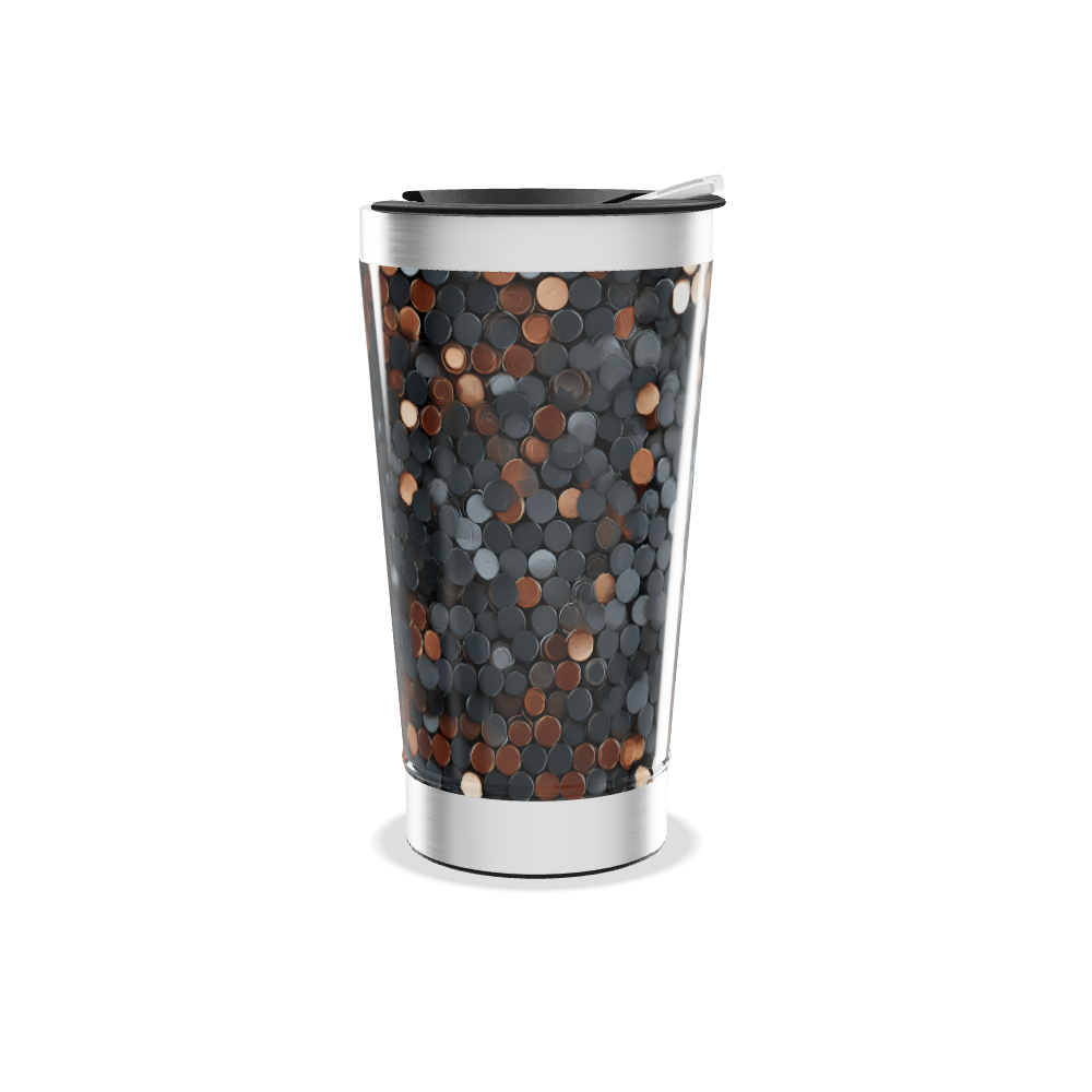 Copo Térmico - Estampa Pontos Coloridos