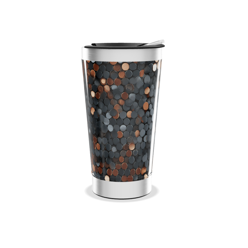 Copo Térmico - Estampa Pontos Coloridos