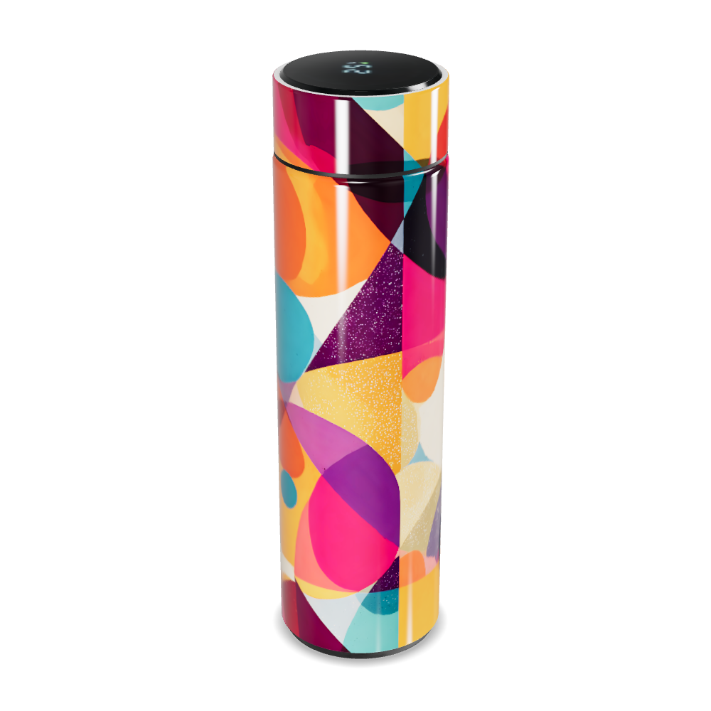 Garrafa Térmica Touch - Colorida com Display LED