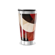 Copo Térmico - Design Geométrico Vermelho
