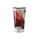 Copo Térmico - Design Geométrico Vermelho