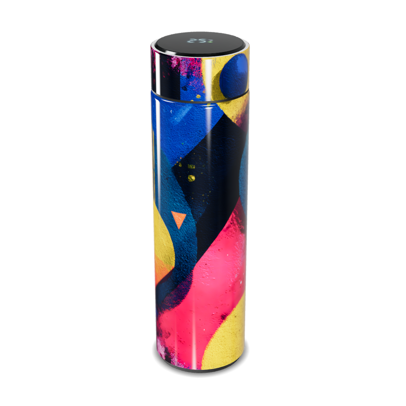 Garrafa Térmica Touch - Colorida com Estampa Moderna