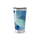 Copo Térmico - Azul Abstrato Aço Inox