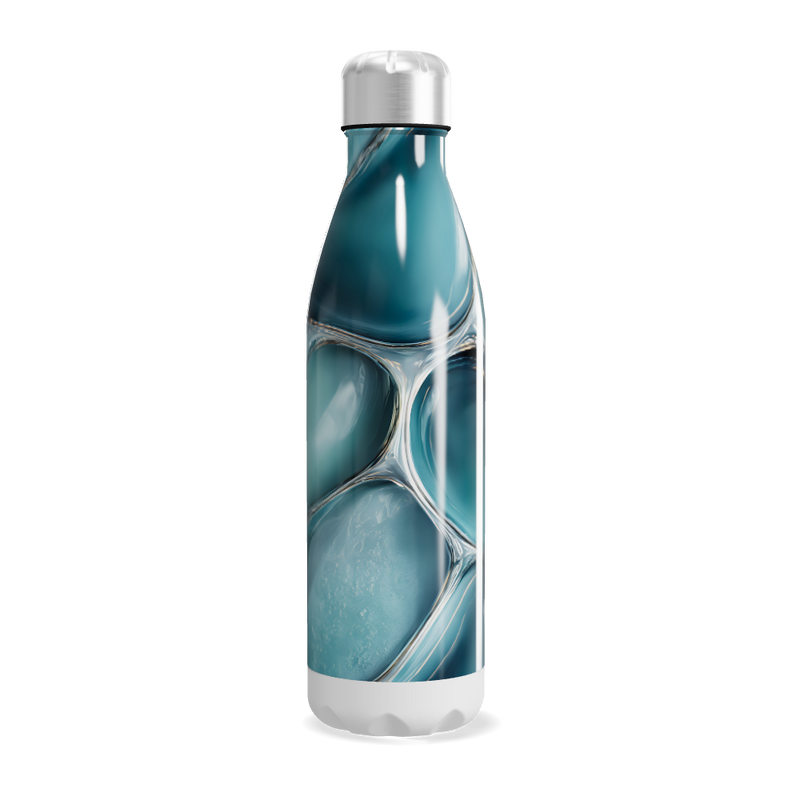 Garrafa Inox - Azul Abstrato 750ml