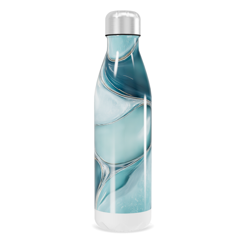 Garrafa Inox - Azul Abstrato 750ml