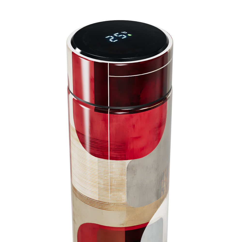 Garrafa Térmica Touch - Design Geométrico Colorido