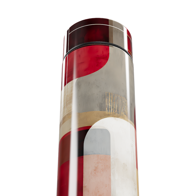 Garrafa Térmica Touch - Design Geométrico Colorido