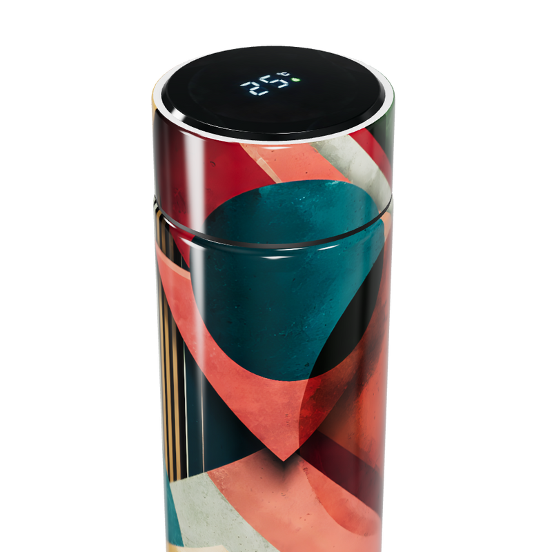 Garrafa Térmica Touch - Estampada Colorida