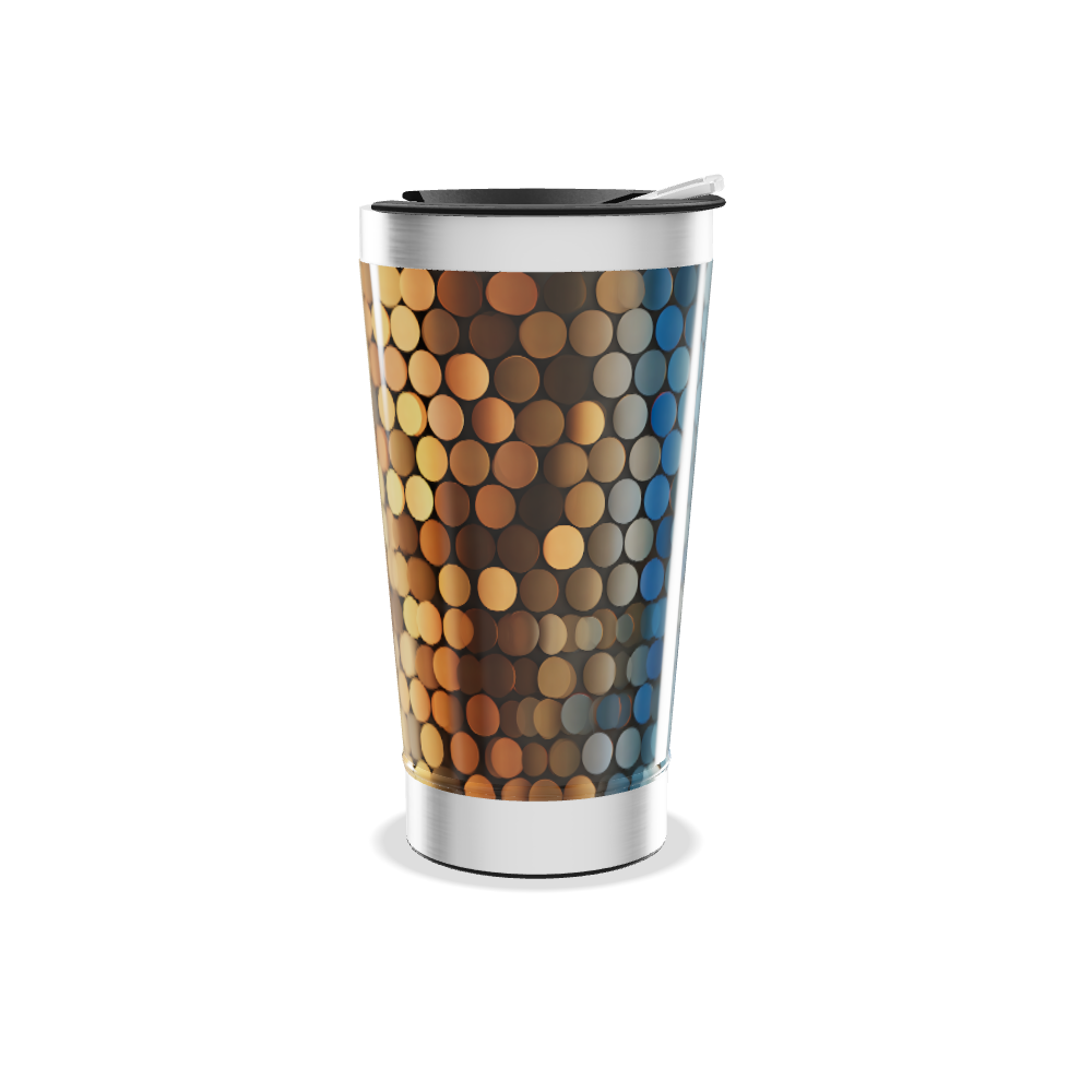 Copo Térmico - Estampa Dourada