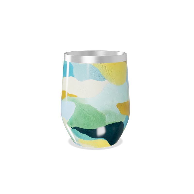 Copo Térmico Slim - Estampa Colorida Aço Inox