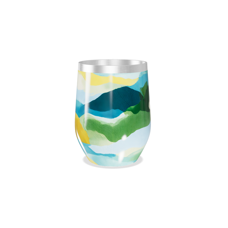 Copo Térmico Slim - Estampa Colorida Aço Inox