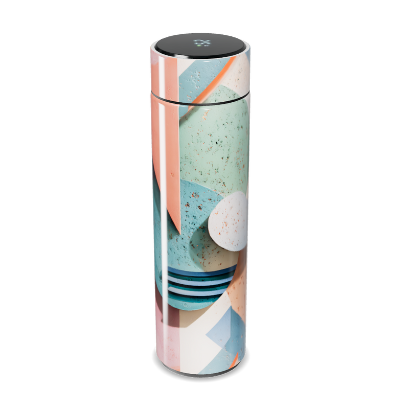 Garrafa Térmica Touch Estampa Geométrica Colorida