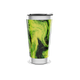 Copo Térmico - Verde com Estampa Abstrata